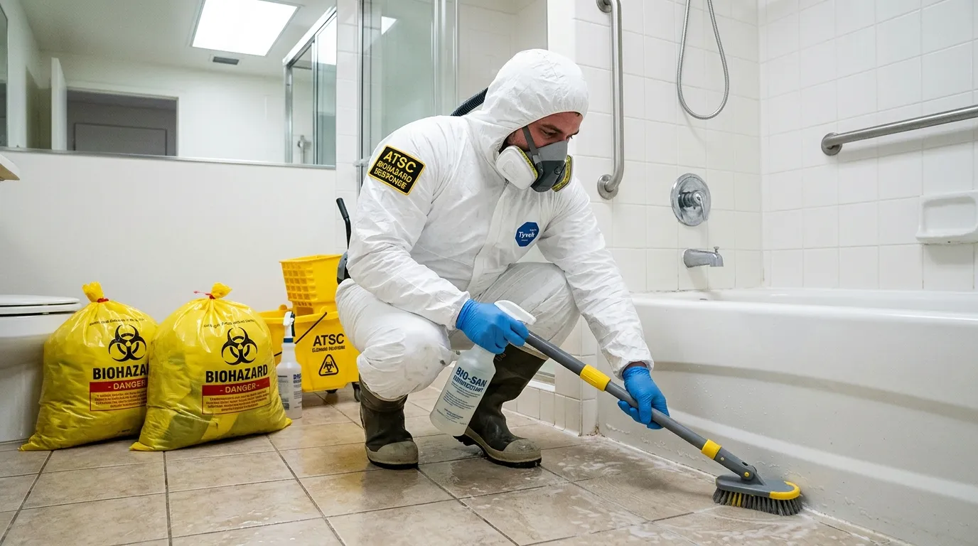 Decontamination equipment deployed for Blood Cleanup in Comstock Park